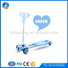 adjustable kids scooter with flash light 3 wheels child's slide scooter kick scooter factory wholesale